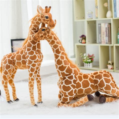 extra large stuffed giraffe.